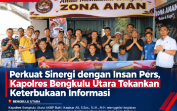 Perkuat Sinergi dengan Insan Pers, Kapolres Bengkulu Utara Tekankan Keterbukaan Informasi