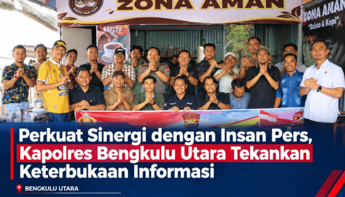 Perkuat Sinergi dengan Insan Pers, Kapolres Bengkulu Utara Tekankan Keterbukaan Informasi